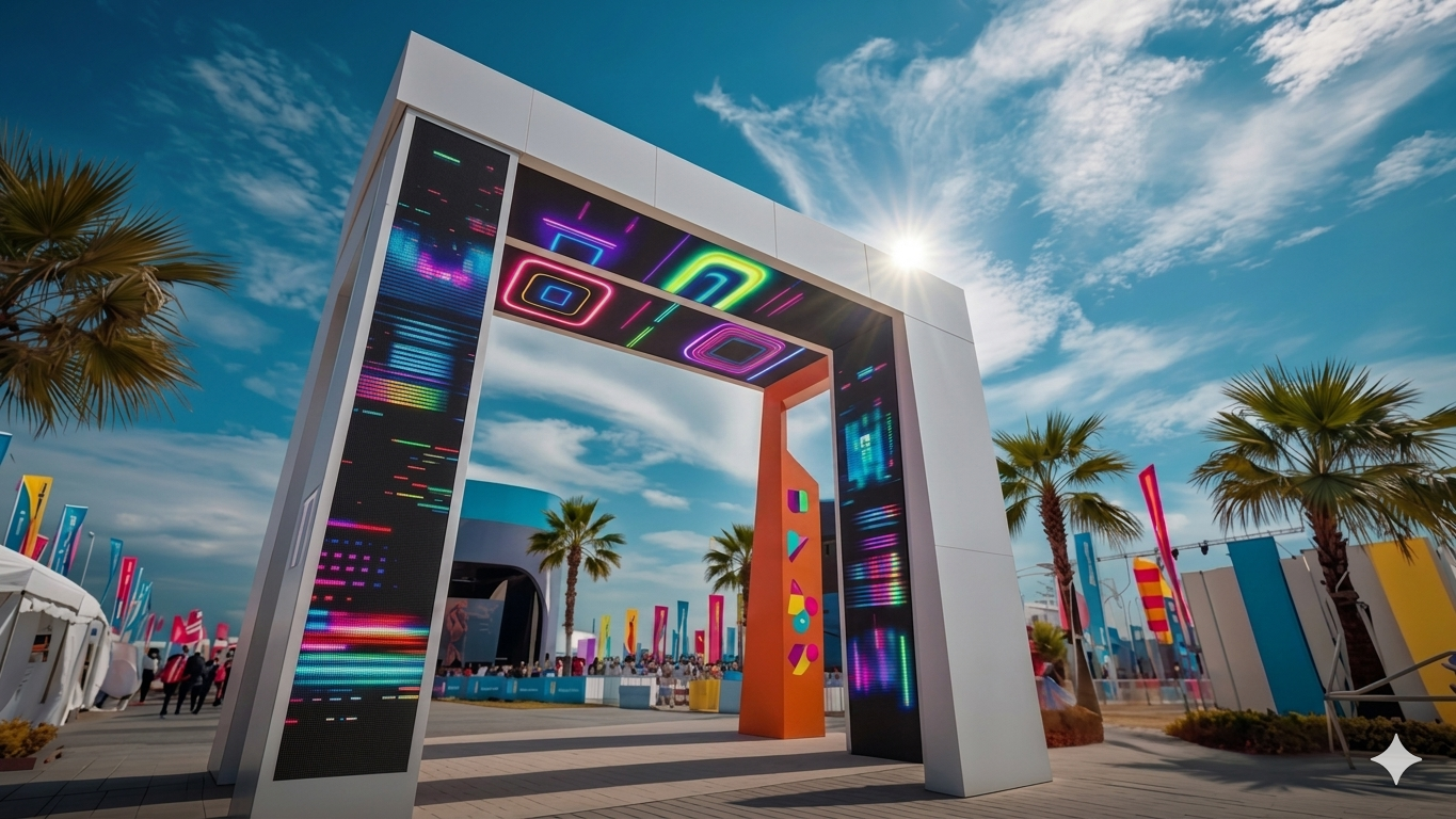 AfroFutureTech iFest entrance representing the film and digital content festival