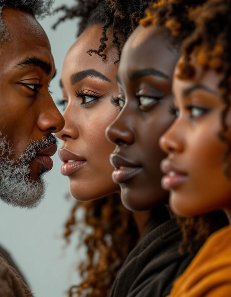 African performers and creators at a festival