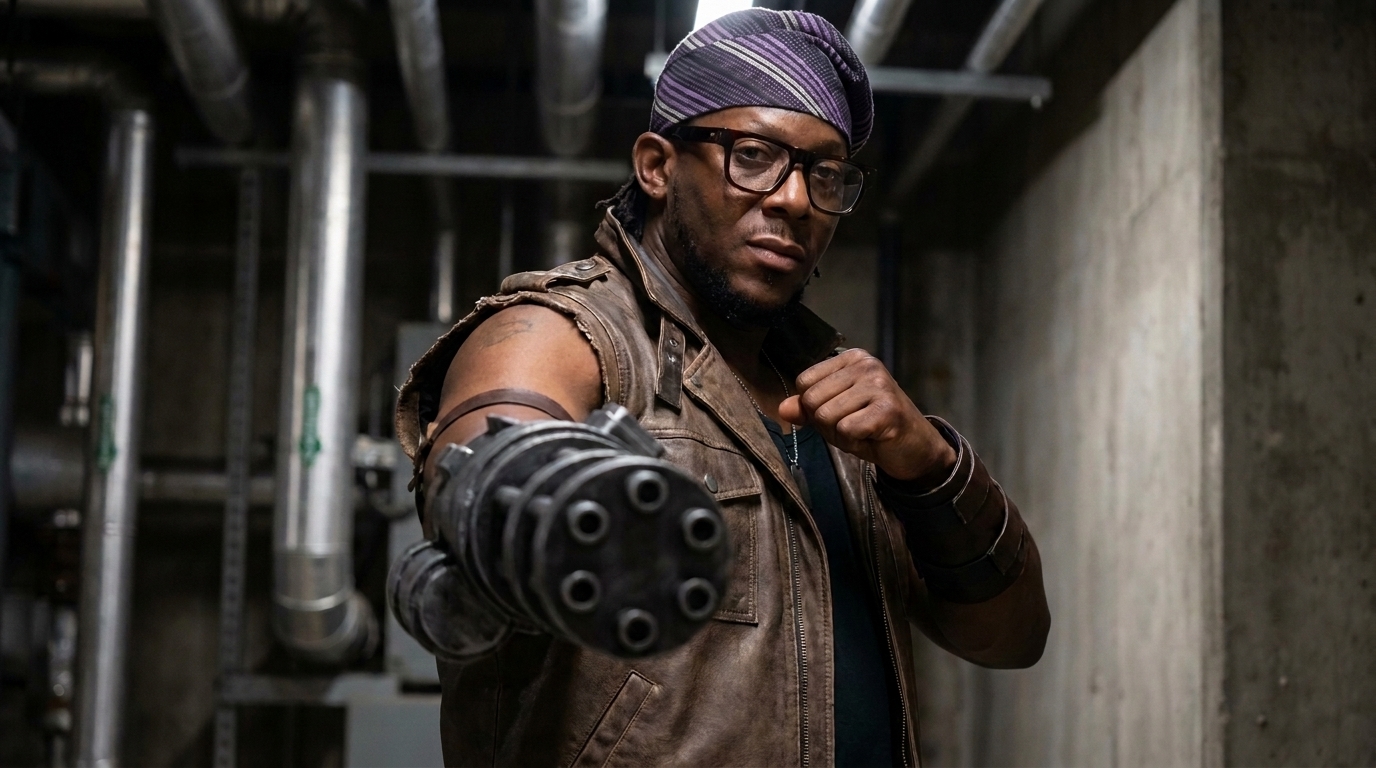 African creative performer representing live cultural expression